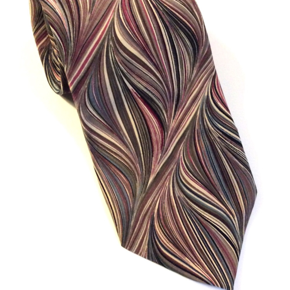 Chez Roffe men’s silk necktie - Picture 2 of 5